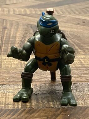 Vintage Teenage Mutant Ninja Turtles Somersault Samurai Leo 1993 Leonardo TMNT
